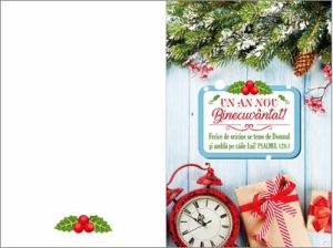 93c_1 Felicitare - Un an nou Binecuvantat! - 93C