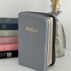 Biblie medie 052 ALBASTRU DESCHIS cu fermoar
