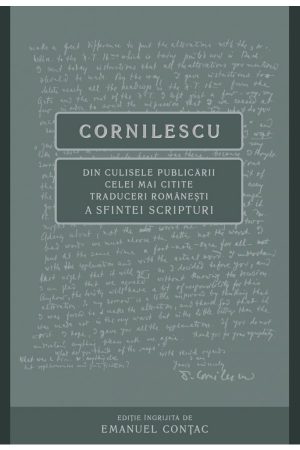 Cornilescu - din culisele publicarii