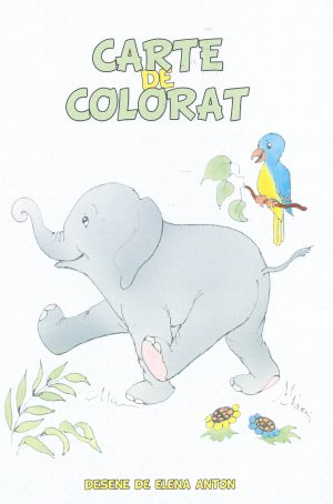 elefantel Elefănțelul- Carte de colorat