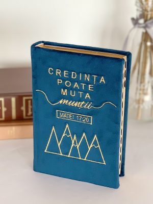 Biblie handmade 057 - albastru