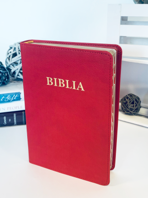 Biblie medie 057 PU - rosie