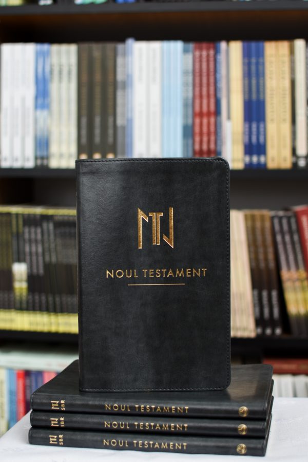 Noul testament SBR (NT-SBR) gri închis